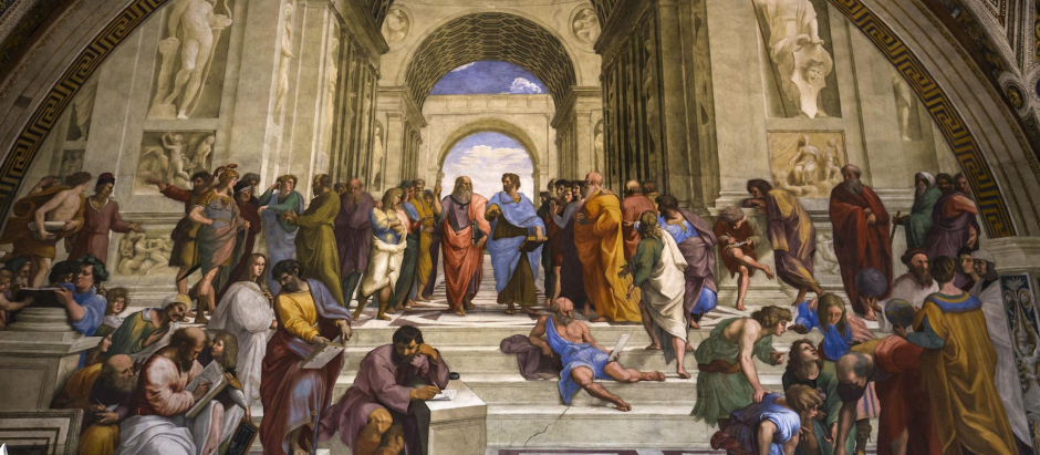 'La escuela de Atenas' es el cuadro más importante de Rafael