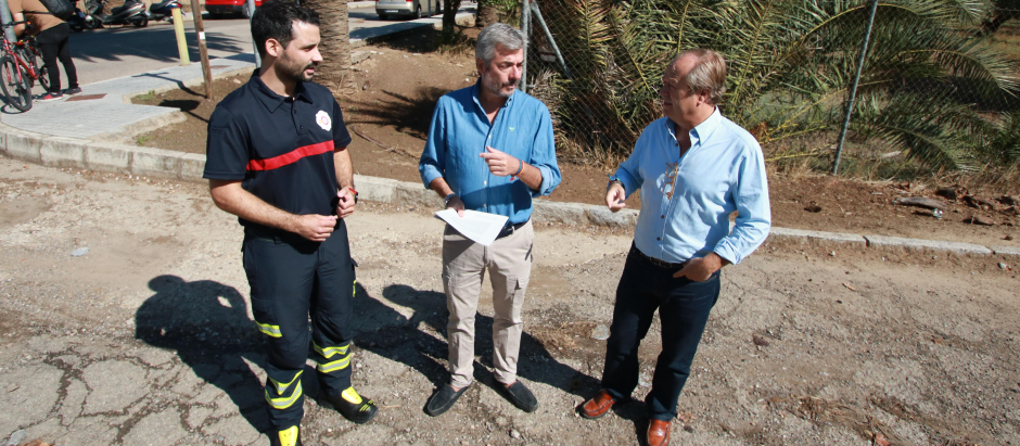 Daniel Muñoz, Miguel Ángel Torrico y José Carlos Rubio