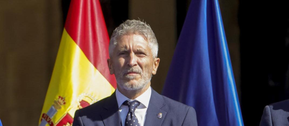 El ministro del Interior, Fernando Grande Marlaska, este miércoles, en Salamanca
