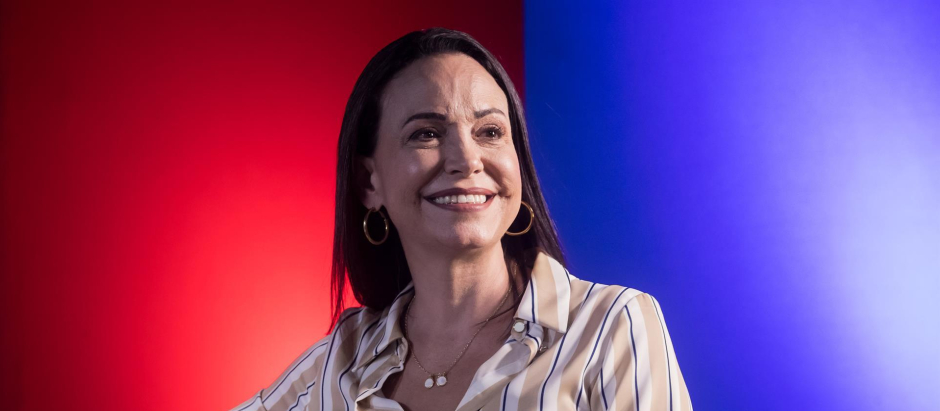 La precandidata presidencial opositora de Venezuela, María Corina Machado