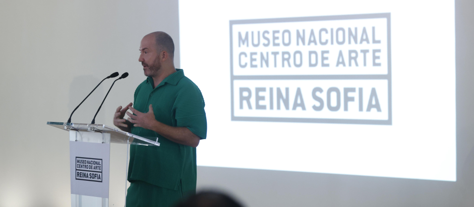El nuevo director del Museo Reina Sofía, Manuel Segade, en la presentación de su proyecto de dirección