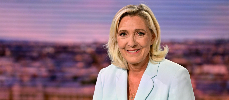 Marine Le Pen, líder de Agrupación Nacional