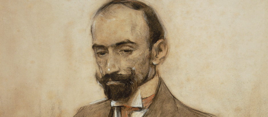 'Retrato de Jacinto Benavente' (1905) de Ramón Casas