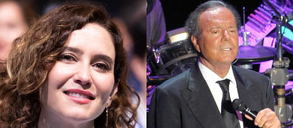 Isabel Díaz Ayuso ha felicitado a Julio Iglesias por su 80 cumpleaños