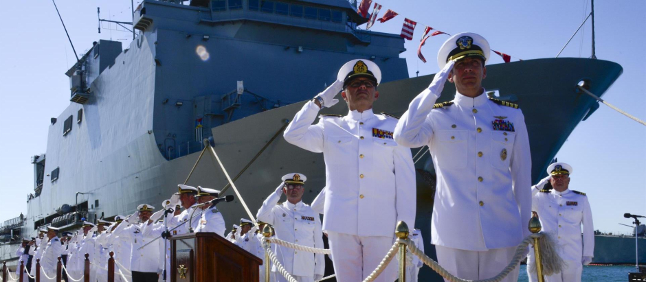 Ceremonia en la Base Naval de Rota por los 70 años de los acuerdos entre España y EE.UU.