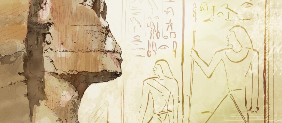Portada de «Cuaderno de bitácora del Antiguo Egipto»