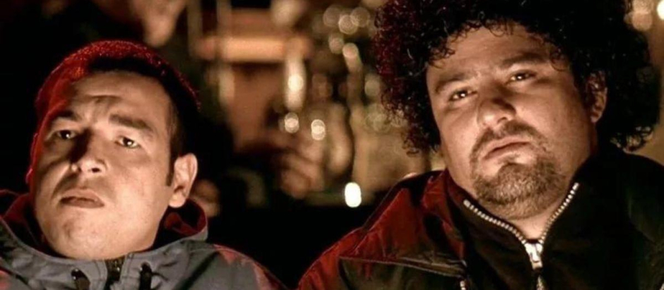 Jake Abraham (a la izquierda), en la película Lock and Stock