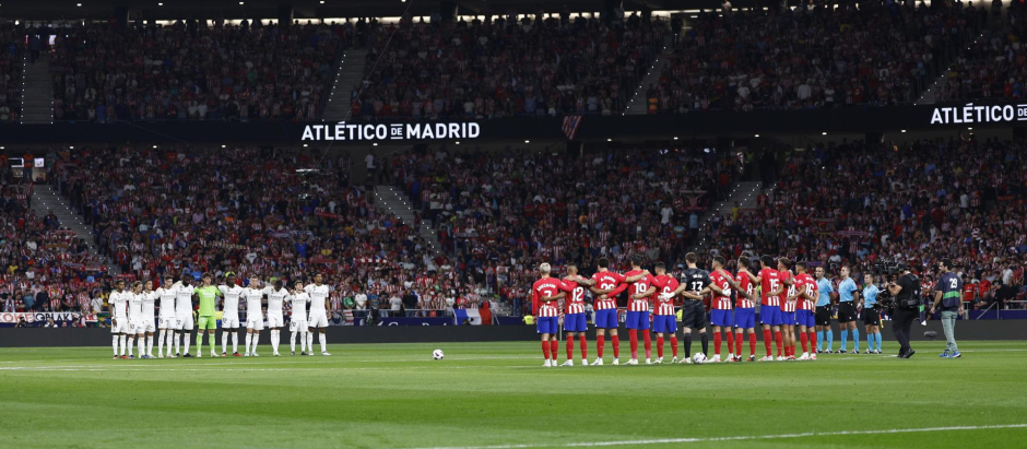 El Atlético y el Real Madrid se enfrentaron hace una semana en el estadio Metropolitano