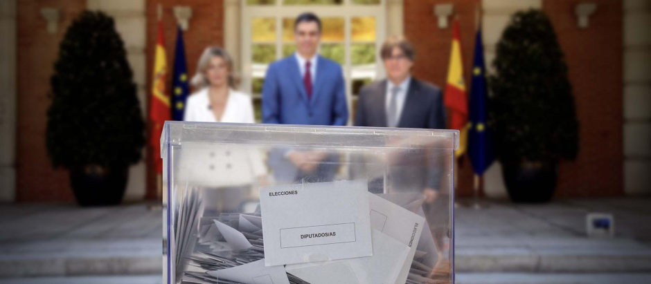 Más del 40 % del electorado votó a PSOE o Sumar, pero solo el 34 % de los españoles 'traga' con el modelo Frankenstein