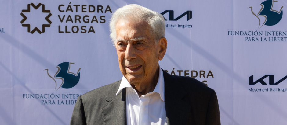 Mario Vargas Llosa en  el "Encuentro por la cultura en Libertad"
