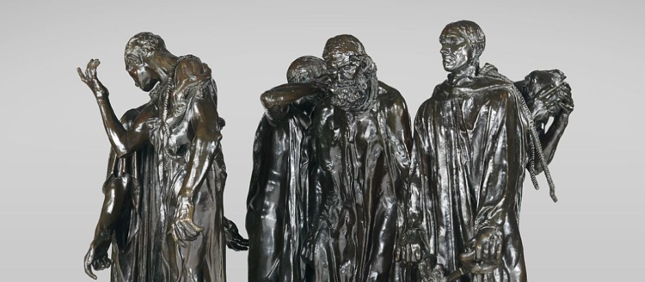 'Los Burgueses de Calais' de Auguste Rodin
