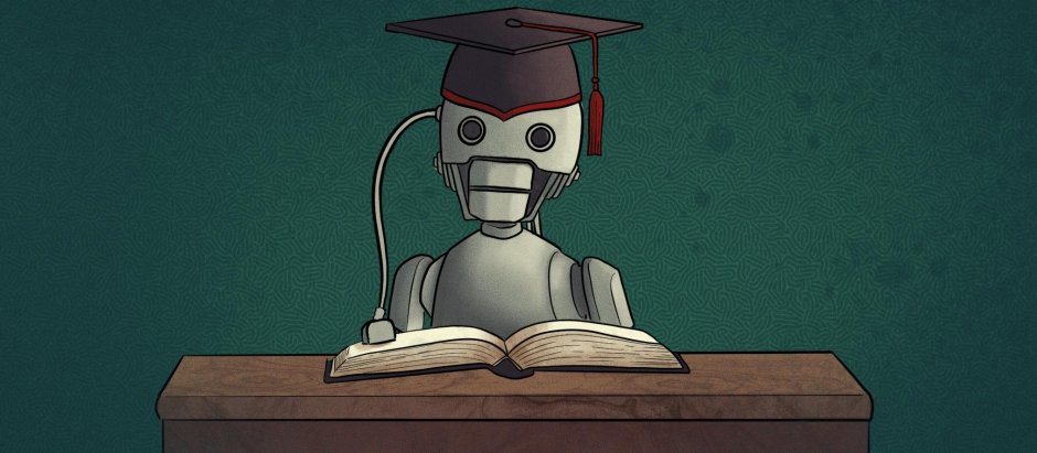 Ilustración: Inteligencia artificial, educación
