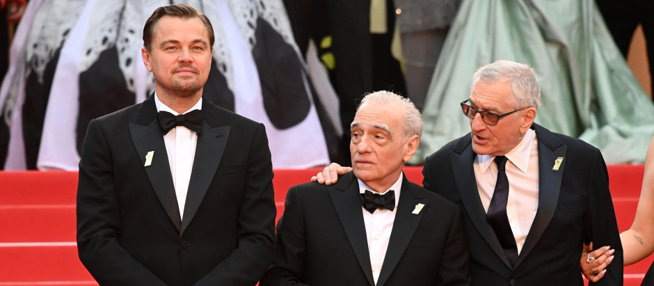 Robert De Niro, Leonardo Di Caprio y Martin Scorsese en el pasado Festival de Cannes
