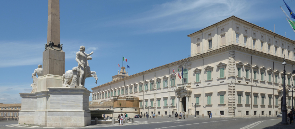 El Palacio del Quirinal ha acogido a papas, a reyes y actualmente al presidente de la República