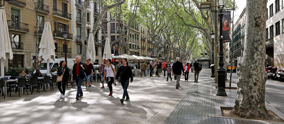 La Rambla es un lugar habitual de robos en Barcelona