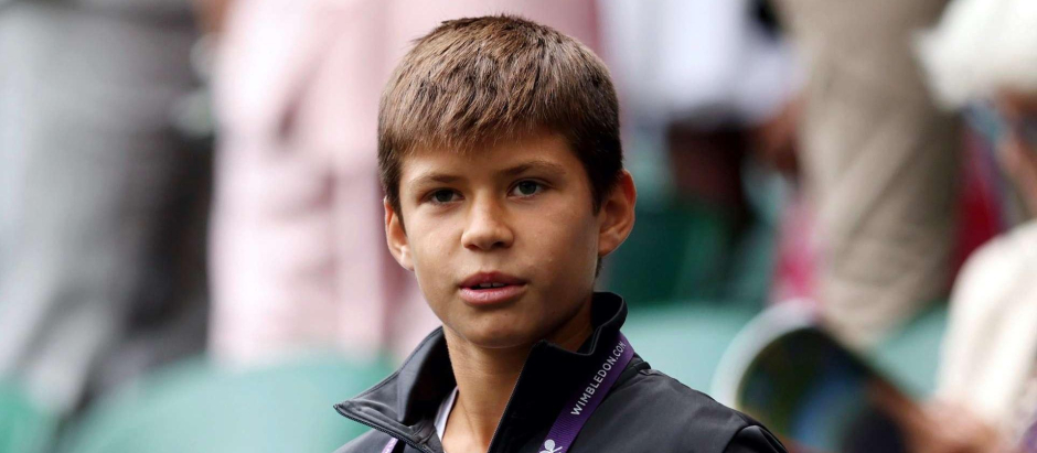 Jaime Alcaraz, en Wimbledon 2023