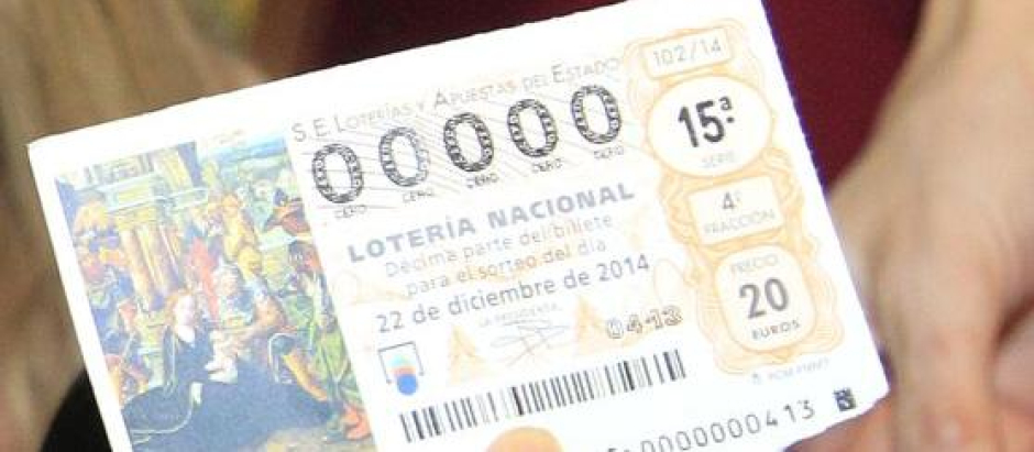 El número 00000 de la Lotería de Navidad