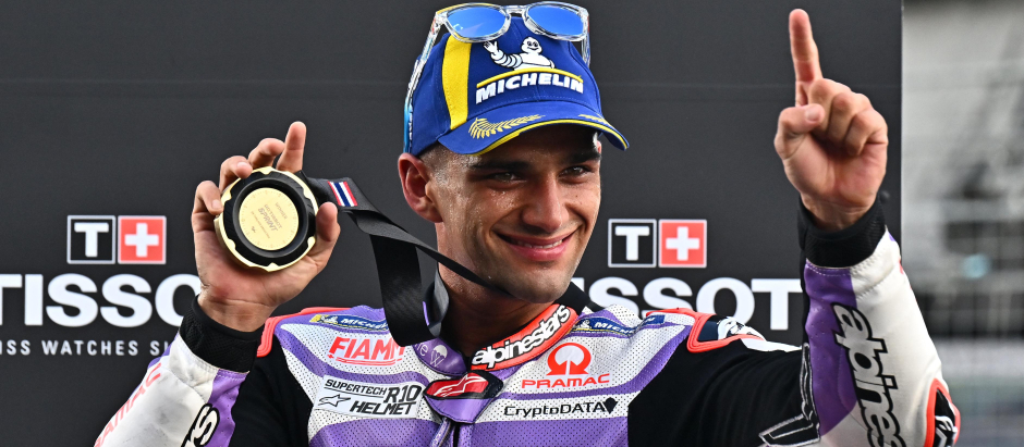 Jorge Martín está a tan solo tres carreras de proclamarse campeón del mundo de MotoGP