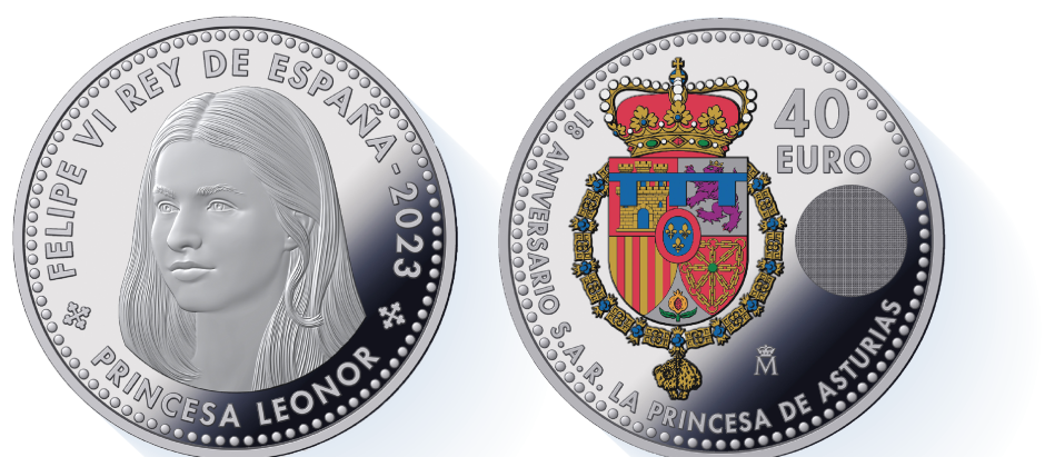 Moneda Infanta Sofía