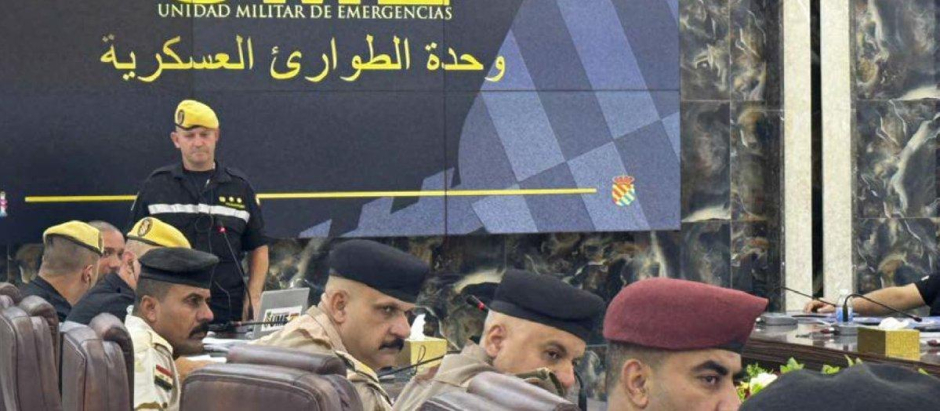 Los militares de la UME instruyen a los mandos militares irakies