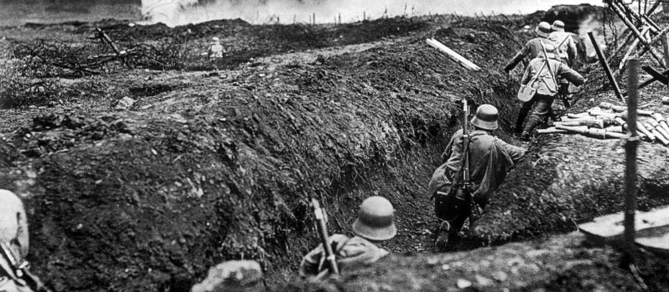 Trincheras del Somme en 1917