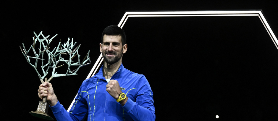 Novak Djokovic ha arrasado a Dimitrov en la final del Masters 1000 de París