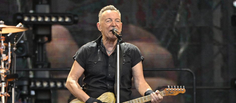 Bruce Springsteen durante uno de sus conciertos el pasado junio