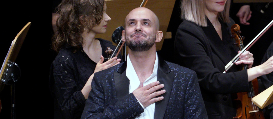 Franco Fagioli, durante su concierto en el Teatro Real