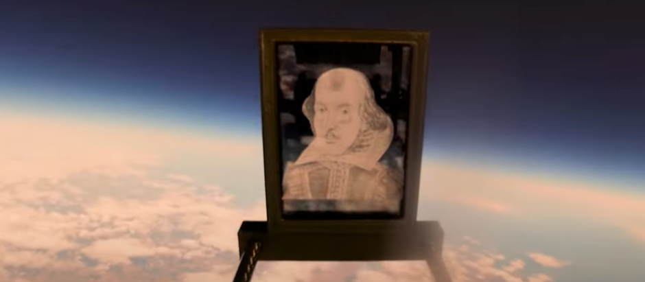 El retrato de Shakespeare en el espacio