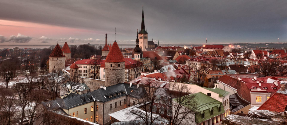 Imagen de Tallín, capital de Estonia.