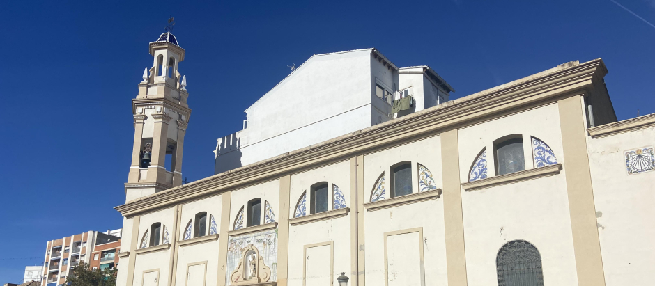 Imagen de la iglesia del barrio valenciano de Patraix