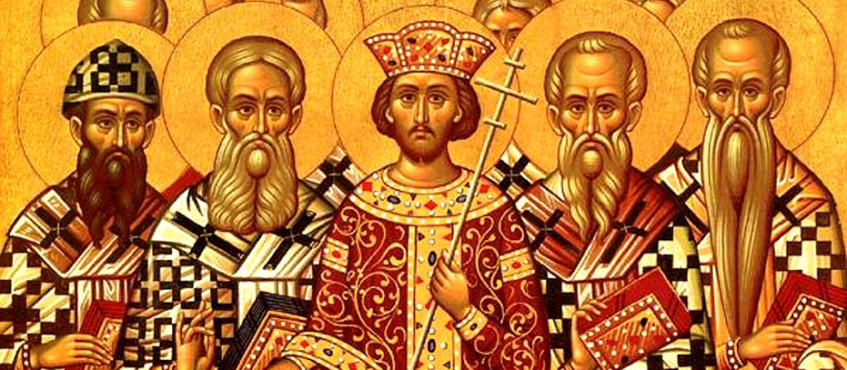 Icono conmemorativo del Primer concilio de Nicea