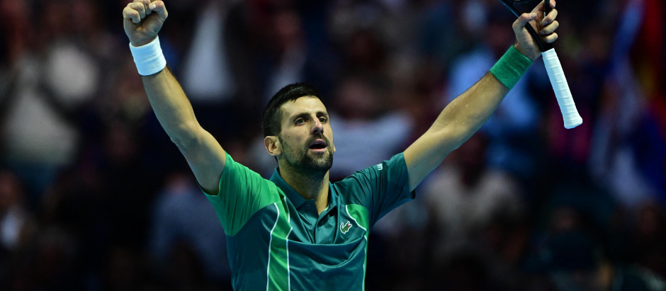 Novak Djokovic ha ganado en las semifinales de la Copa de Maestros a Alcaraz
