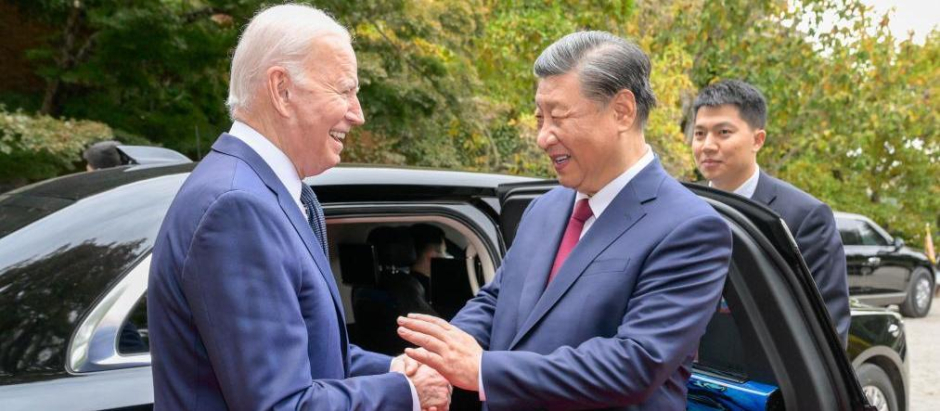 Joe Biden recibe a Xi Jinping