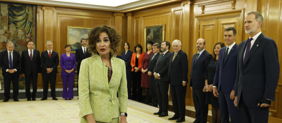 La vicepresidenta cuarta y ministra de Hacienda, María Jesús Montero.