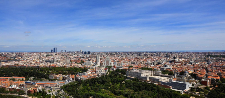 Vista de Madrid capital