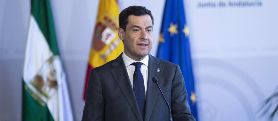 El presidente de la Junta de Andalucía, Juanma Moreno, en una imagen de archivo