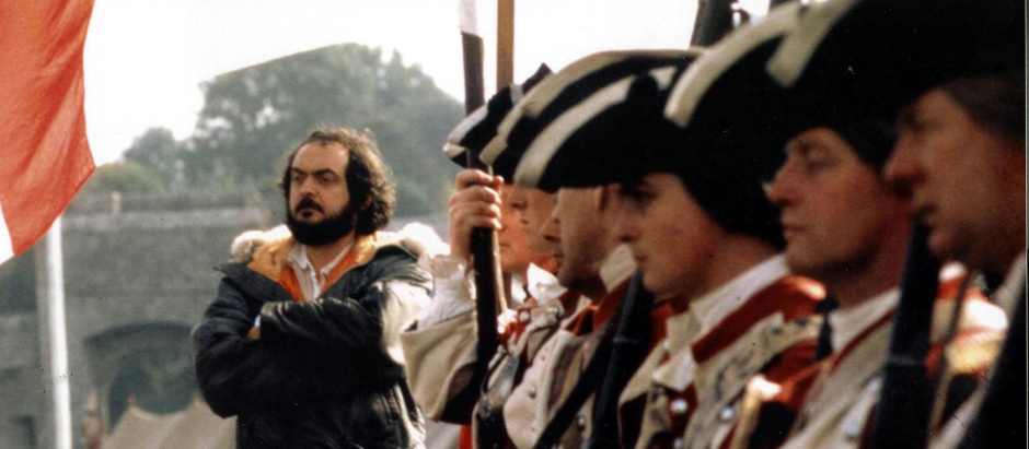 Stanley Kubrick, durante el rodaje de Barry Lyndon