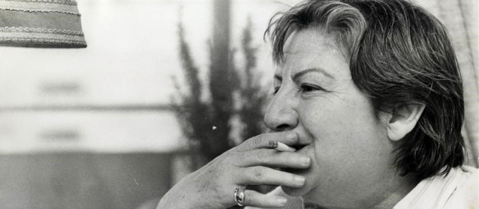 La poeta española Gloria Fuertes