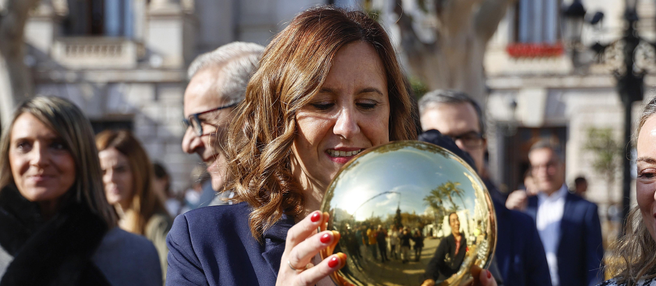 La alcaldesa de Valencia, María José Catalá, este lunes