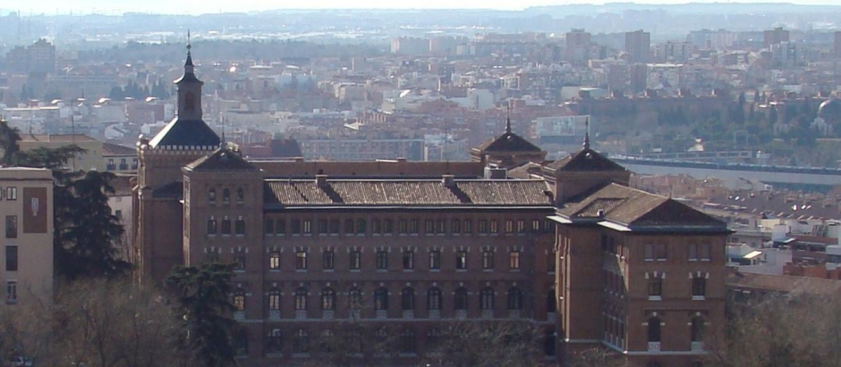 Vista del seminario conciliar de Madrid desde la cúpula de la Almudena