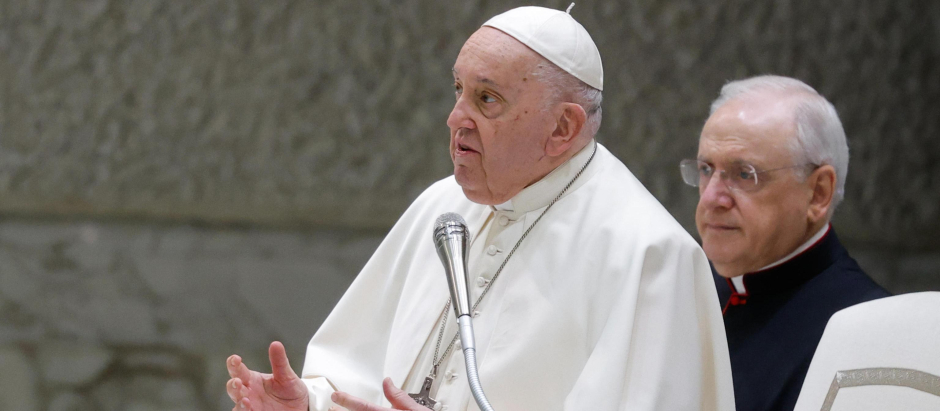 El Papa, durante la audiencia general de este miércoles 29 de noviembre
