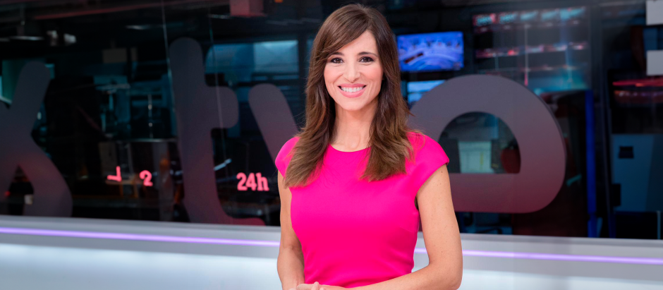 Olga Lambea, presentadora del Canal 24 Horas