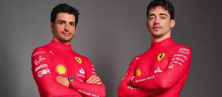 Carlos Sainz y Charles Lecrerc formarán equipo de nuevo en Ferrari