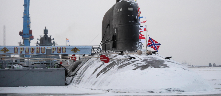 El submarino nuclear ruso Krasnoyarsk