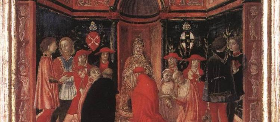 Pío II nombró cardenal a su sobrino Francesco Piccolomini, después papa Pío III