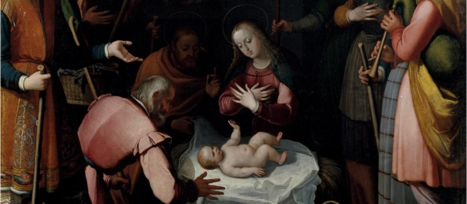 El nacimiento de Cristo, de Juan Pantoja de la Cruz