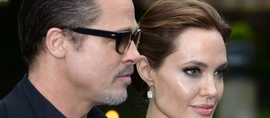 El actor Brad Pitt y su ex Angelina Jolie
