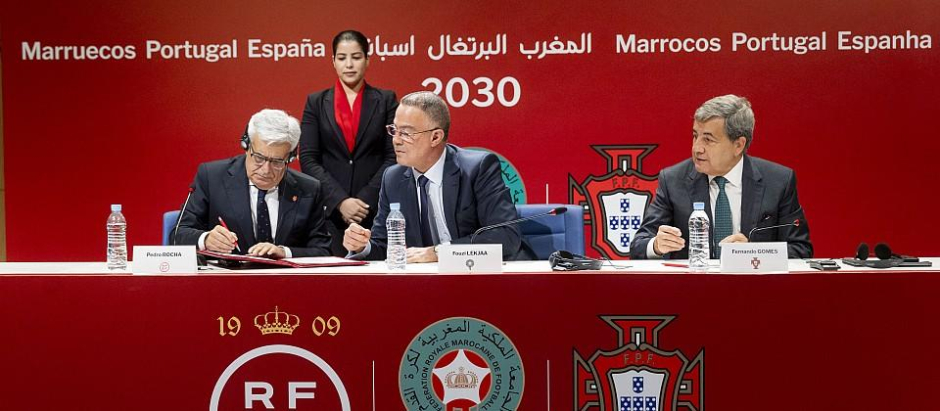 presidentes federacion futbol españa marruecos portugal