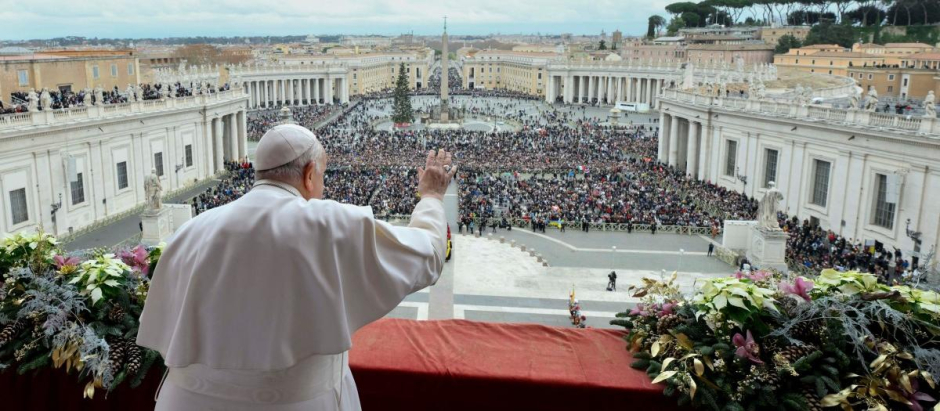 El Papa Francisco, este 25 de diciembre en el Vaticano
